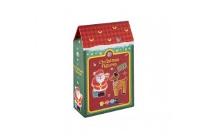 Karácsonyi figurafestő készlet - 7 cm figurák