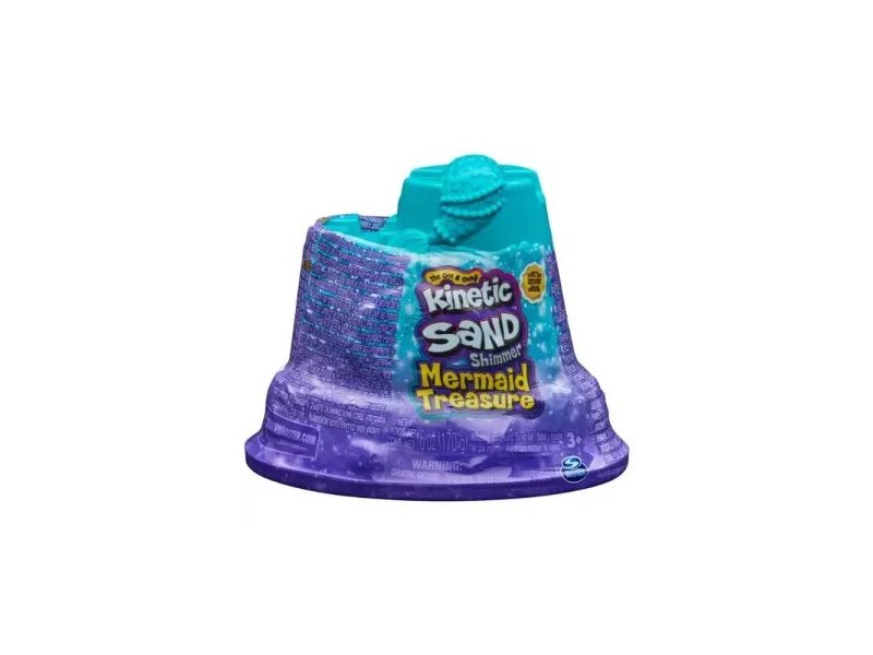 Kinetic Sand Sellő kaland készlet – 170 g csillogó homok