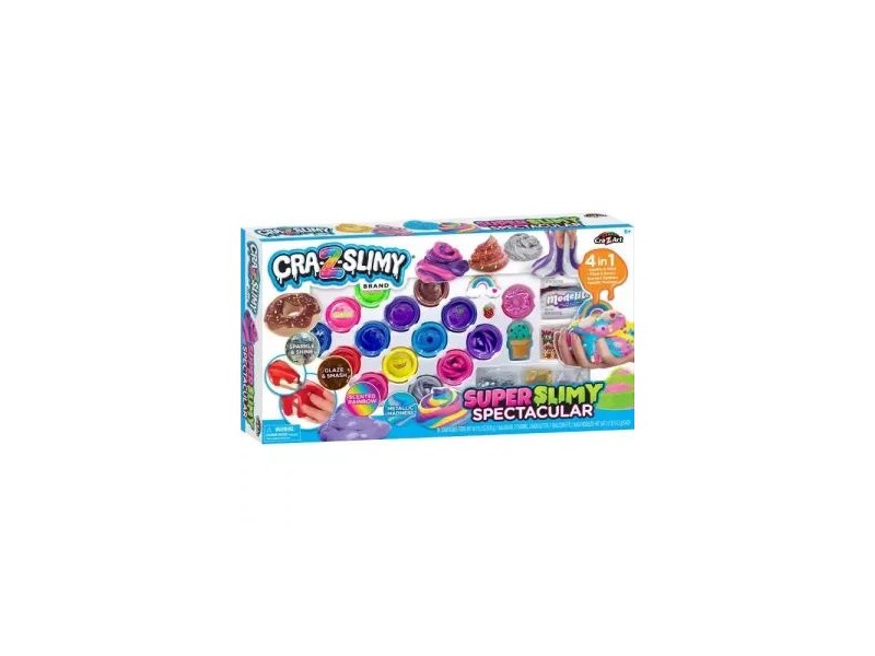Cra-Z-Slimy Super Slimy – 4 az 1-ben slime készlet