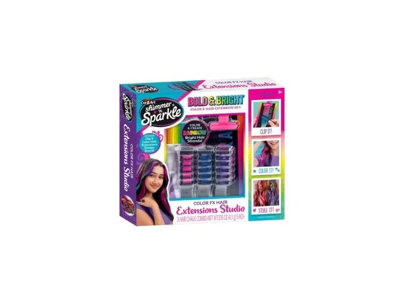 Shimmer’n Sparkle színes póthaj készlet csomagolás