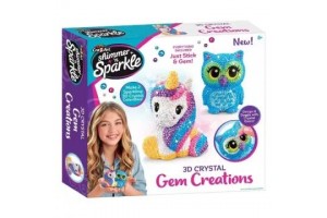 Shimmer'n Sparkle: 3D DIY figurák (bagoly, unikornis)