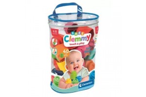Clemmy puha 40 db bébi építőkocka