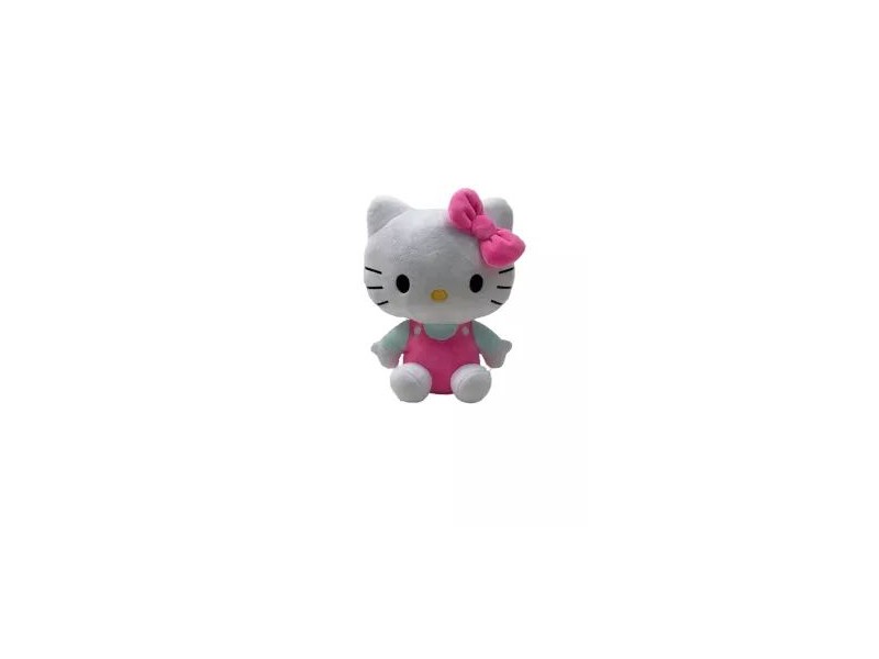 Hello Kitty plüssfigura, 23 cm, rózsaszín