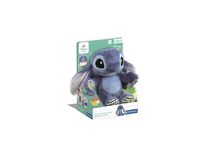 Clementoni Stitch zenélő plüssfigura
