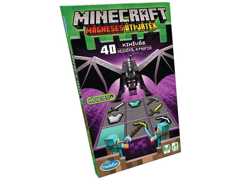 ThinkFun Minecraft mágneses útijáték — 40 feladvány