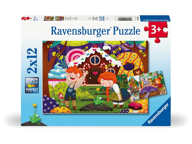 Puzzle 2x12 db - Mesék