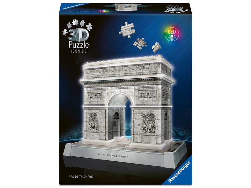 Puzzle 3D Iconics - Diadalív világítós (216 db)