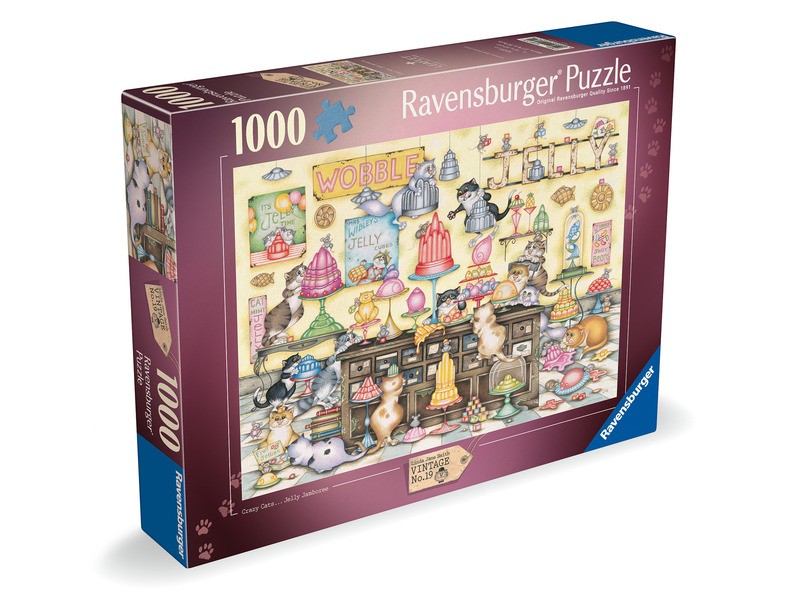 Puzzle 1000 db - Őrült macskák