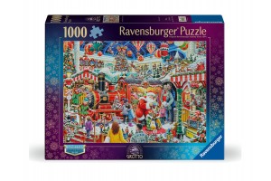 Puzzle 1000 db – A mikulás gőzöse