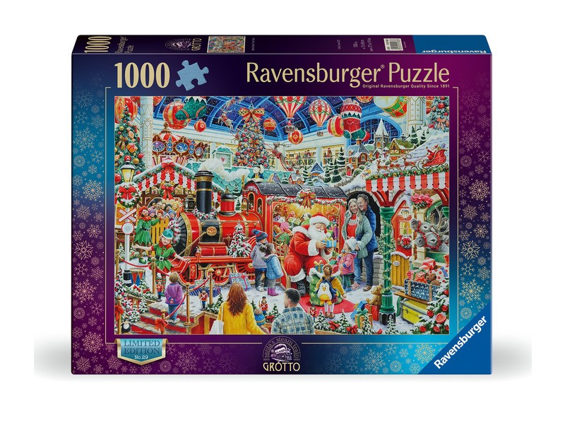 Puzzle 1000 db – A mikulás gőzöse