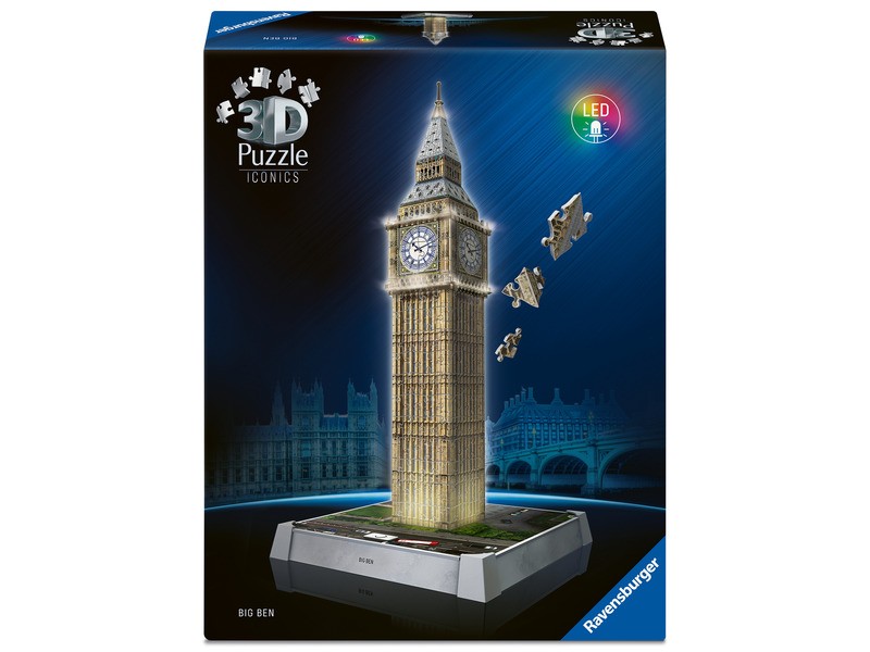 Puzzle 3D Big Ben 216 db - világító