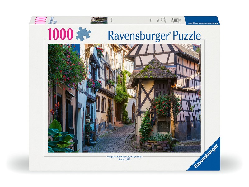 Puzzle 1000 db – Elzász tájkép