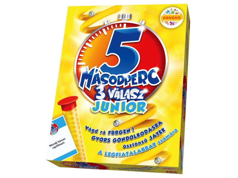 5 másodperc 3 válasz junior társasjáték - doboz