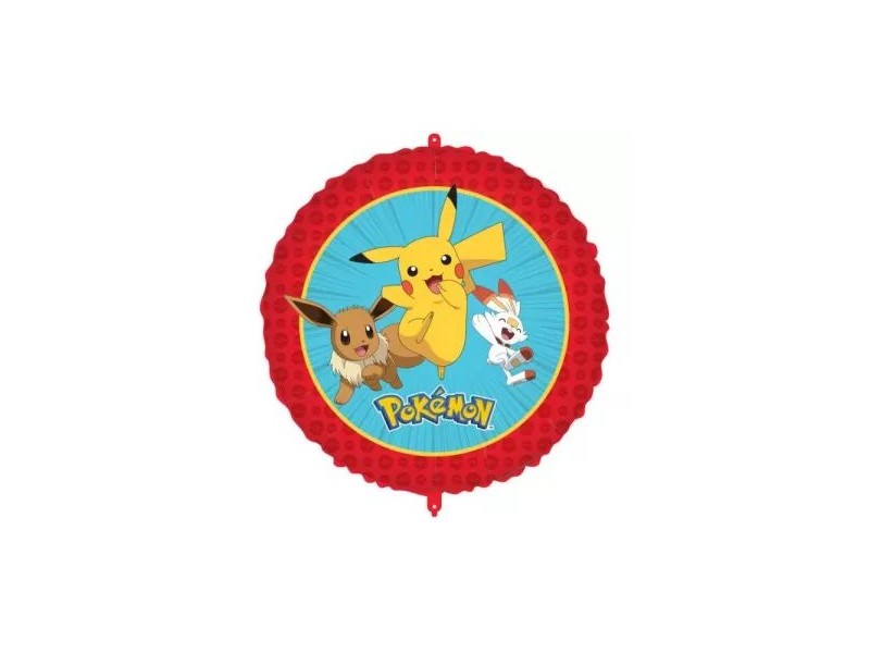 Pokémon fólia lufi 46 cm — Pikachu és Eevee