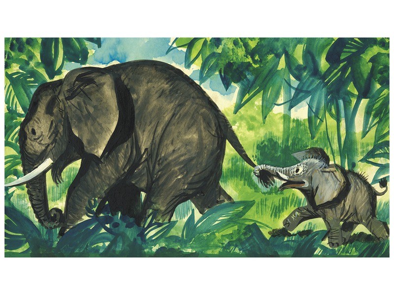 Jumbó a kiselefánt cirkuszi kalandja — diafilm borító