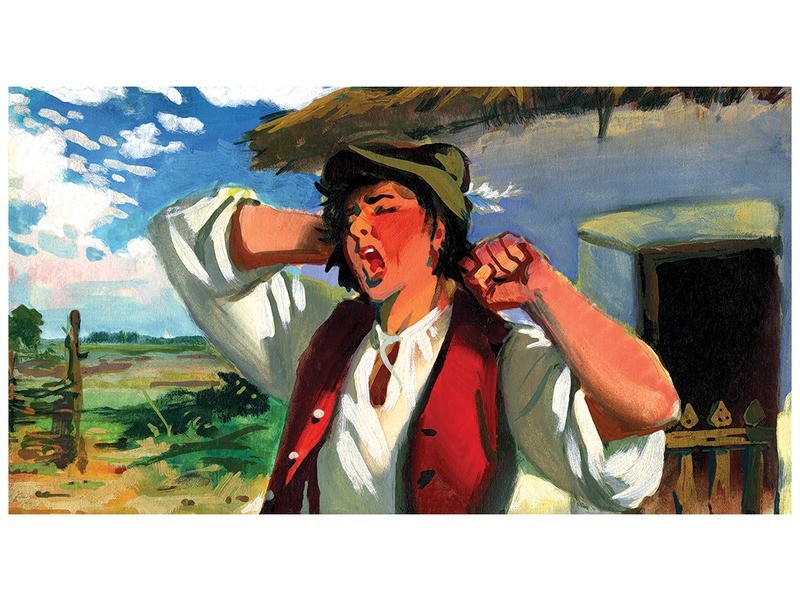 Lúdas Matyi diafilm - Friedrich Gábor illusztráció