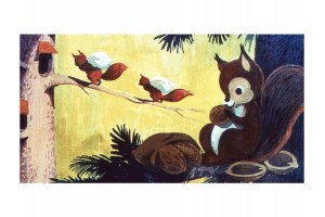 Misi Mókus diafilm — illusztráció (Görke)