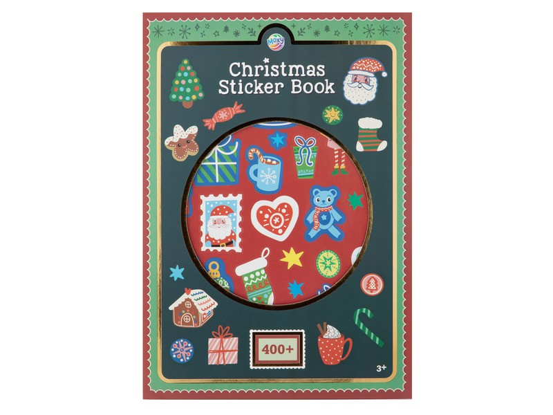 Karácsonyi matricás könyv borítóképe