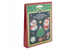 Karácsonyi gyémántfestős díszek, 12 db