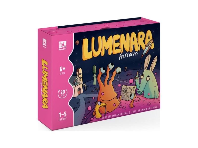 Lumenara felfedezői társasjáték - doboz