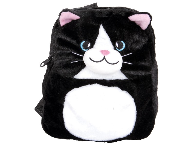 Plüss cica mintás gyerek hátizsák