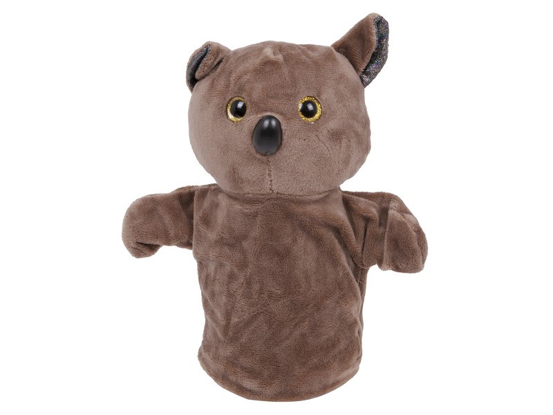 Kézibábok – színes puha plüss állatbábok (8 féle)