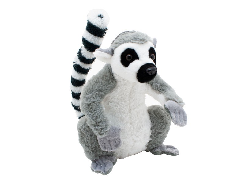 Lemúr majom plüss 26 cm – puha játék