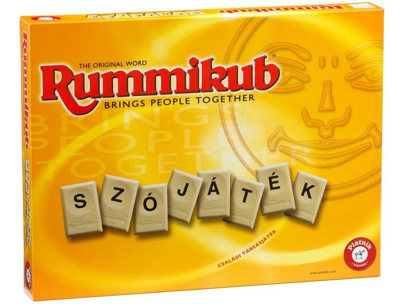 Rummikub betűjáték doboz - családi társasjáték (2-4 játékos)