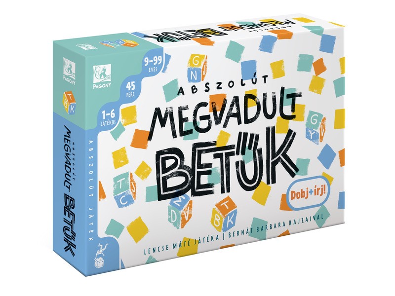 Abszolút megvadult betűk — dobókockás családi szójáték