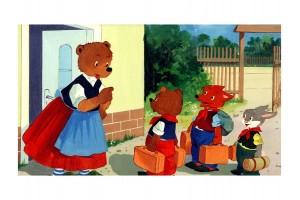 Róka Rudi a Balatonon — diafilm borító