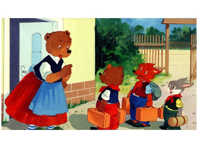 Róka Rudi a Balatonon — diafilm borító