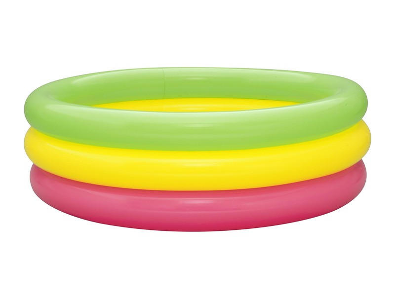 Színes 3 gyűrűs medence 70x24 cm