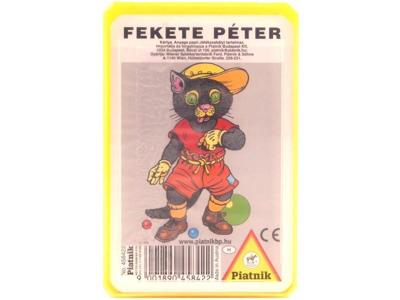 Fekete Péter állatos kártyajáték – 31 festett lap