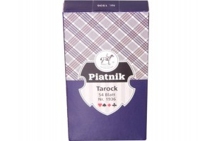 Karo Tarock Piatnik tarokk pakli — 54 lap, műanyag