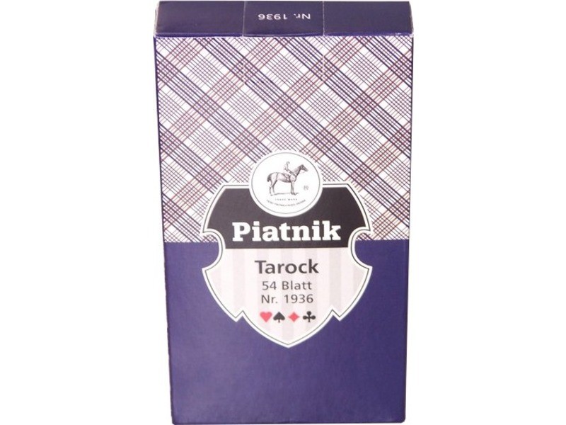 Karo Tarock Piatnik tarokk pakli — 54 lap, műanyag