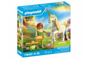 Playmobil egyszarvú és szivárványvirág tündér