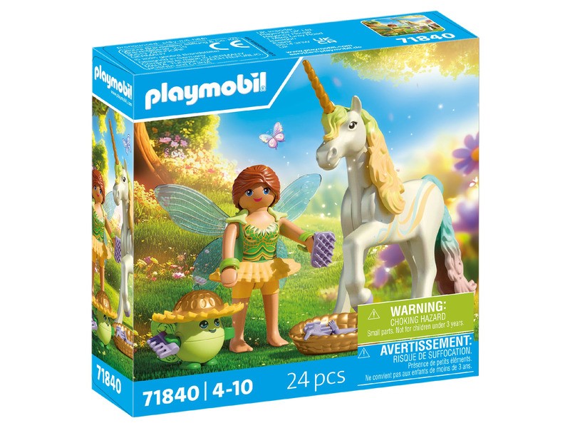 Playmobil egyszarvú és szivárványvirág tündér