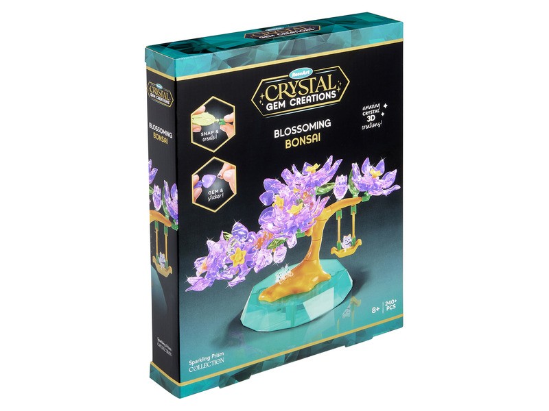 3D virágzó bonsai kristály készlet - 8-14 év