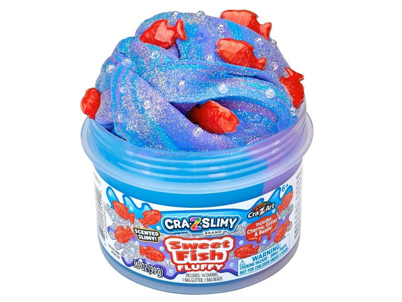 Cra-Z-Slimy keverő készlet - halacskás mintával