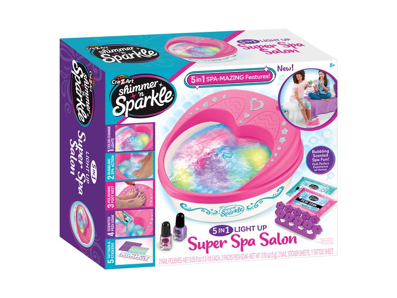 Shimmer'n Sparkle 5 az 1-ben pedikűr spa készlet