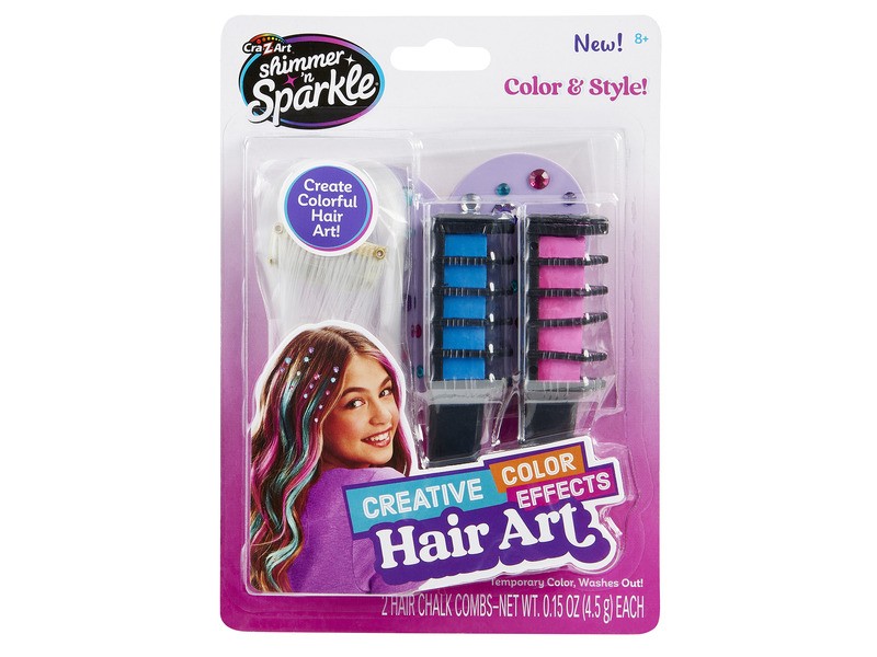 Shimmer'n Sparkle hajdekoráló készlet - színes kréták