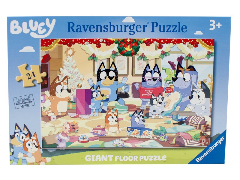 Puzzle 24 db – Bluey karácsonyi kép