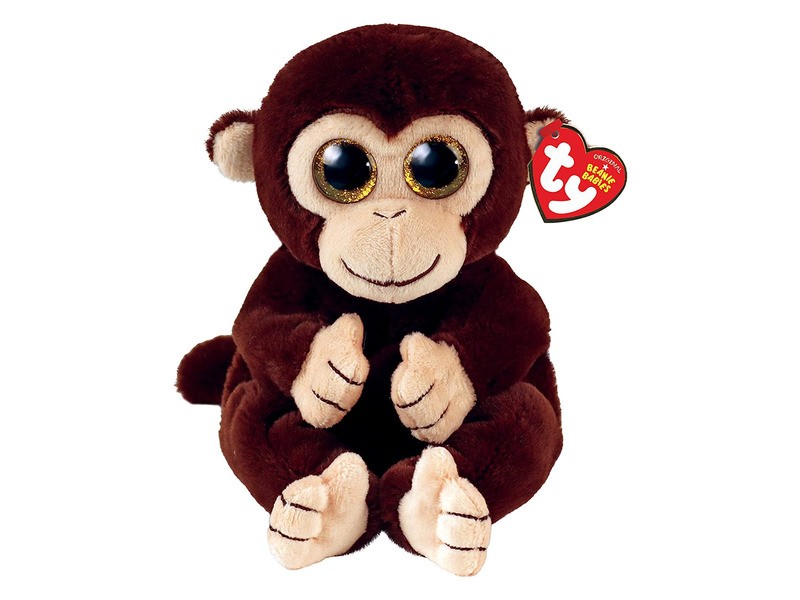 TY Beanie Babies MATTEO 15 cm barna majom