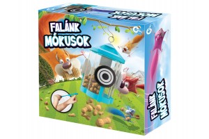 Falánk mókusok társasjáték - doboz és tartozékok