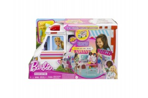 Barbie mentőautó 2023 - 2 az 1-ben orvosi készlet