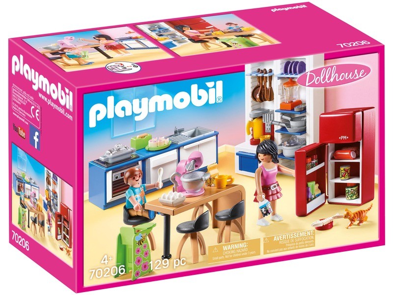 Playmobil Családi konyha 70206 — 129 elemes készlet