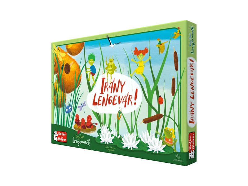 Lengemesék - Irány Lengevár! társasjáték borító