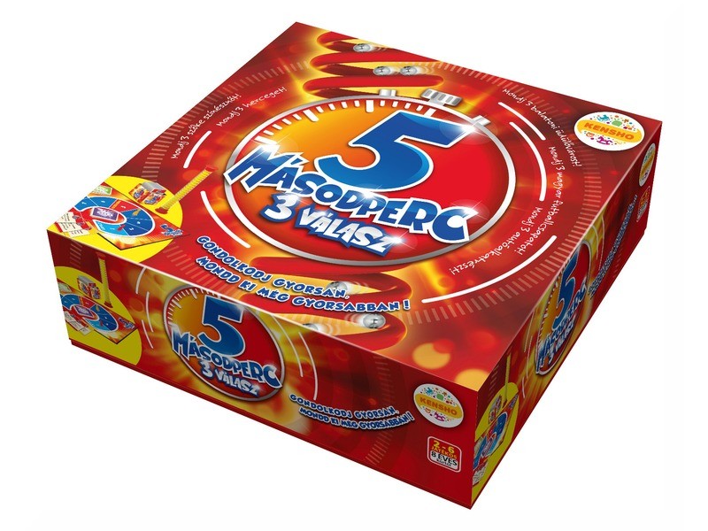 5 másodperc 3 válasz - családi társasjáték