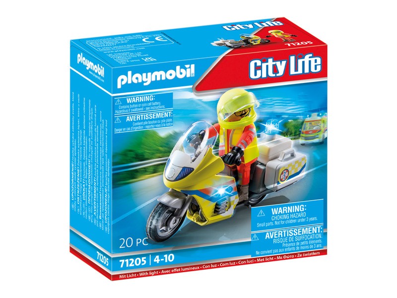 Playmobil City Life 71205 Mentőmotor villogó fénnyel