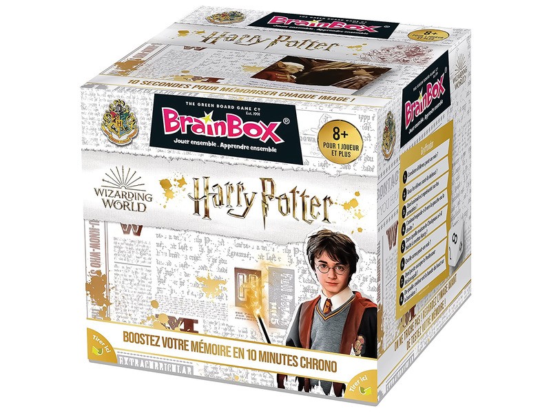 Brainbox Harry Potter társasjáték - 55 kártya, homokóra